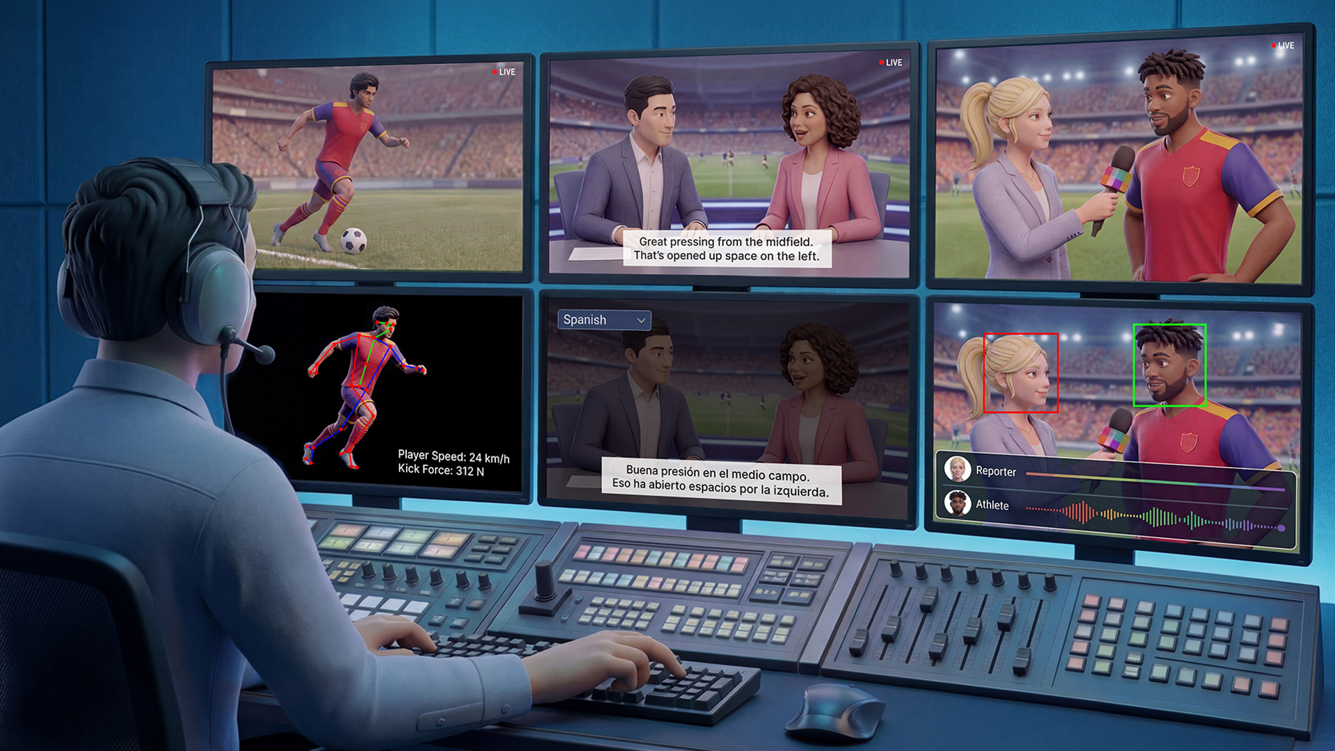 NVIDIA AI for Media technologies for video verification and live production